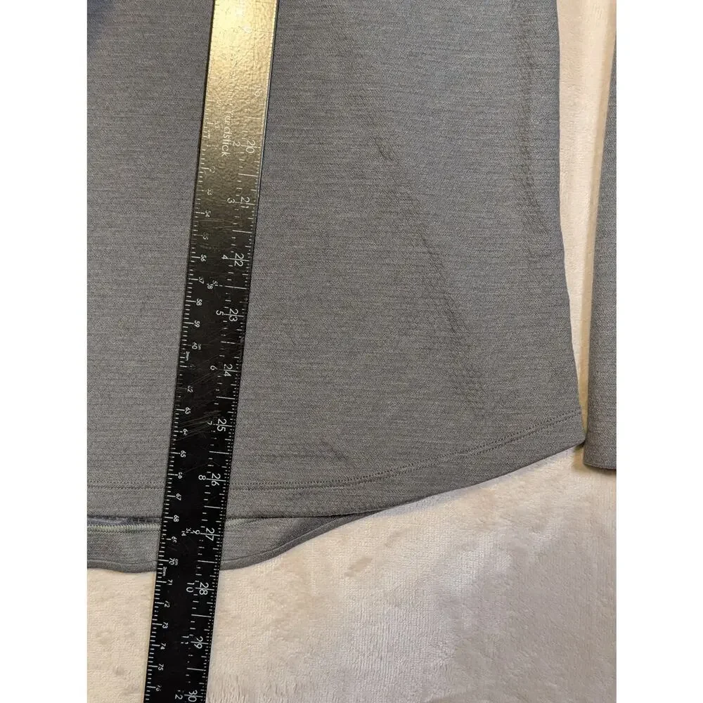 Lululemon Mens Drysense Hoodie Heathered Grey Workout Activewear Medium